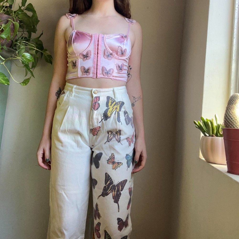 Butterfly Corset + Jeans